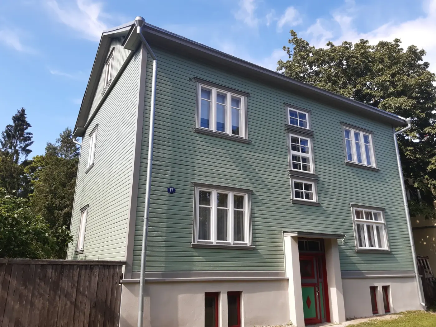 Kungla 17, fassaadi restaureerimine